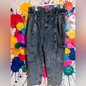 RV Turkish stonewash women's 32 jeans. New old stock  retro style barrel pleated